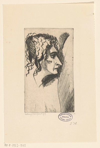 Cabeça de uma mulher
Tête de femme IV (título original) de Lodewijk Schelfhout (signed by artist)