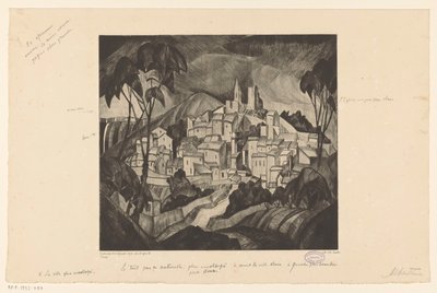 Les Angels II (título original no objeto) de Lodewijk Schelfhout (signed by artist)