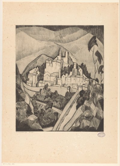Les Angles I (título original no objeto) de Lodewijk Schelfhout (signed by artist)