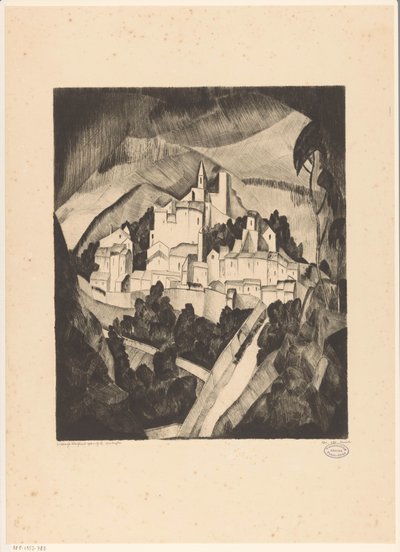 Les Angles I (título original no objeto) de Lodewijk Schelfhout (signed by artist)