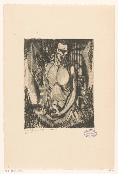 Muzikant
La Crainte (título original sobre o objecto) de Lodewijk Schelfhout (signed by artist)