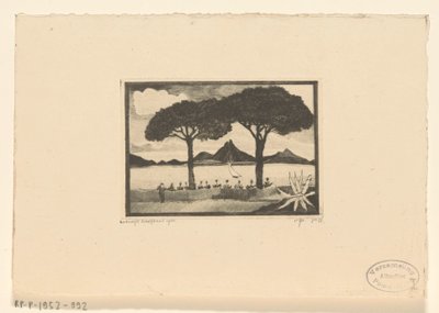 Dois homens
As Duas Árvores (título original) de Lodewijk Schelfhout (signed by artist)