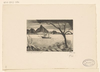 Navio à vela numa baía
Le Bâteau (título original) de Lodewijk Schelfhout (signed by artist)