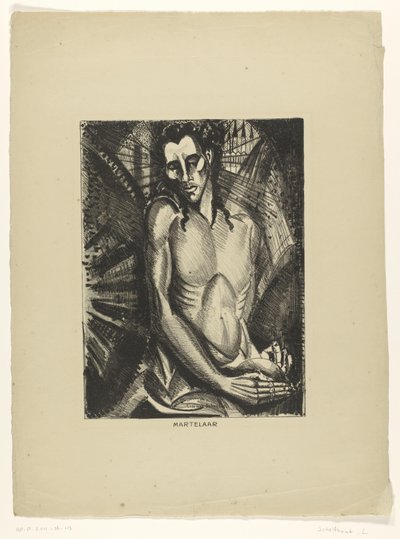 Martelaar (título original sobre o objecto) de Lodewijk Schelfhout