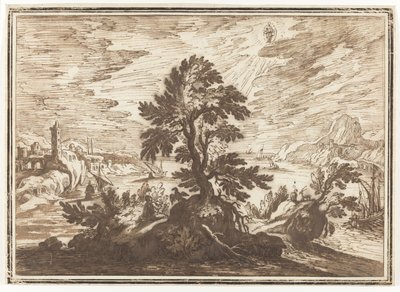 João Evangelista em Patmos de Lodewijk Toeput