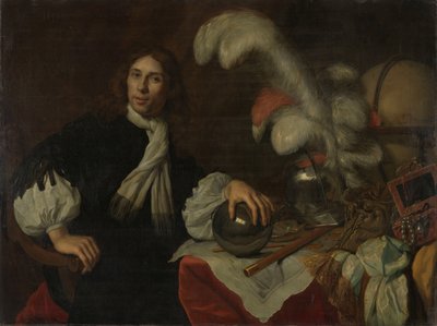 Retrato póstumo de Aucke Stellingwerff, Almirante de Friesland, morto em 1665 em Lowestoft por um Cannonball de Lodewijk van der Helst