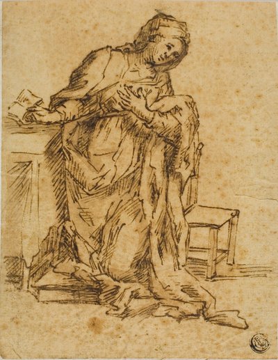 Virgem anunciada de Lodovico Carracci