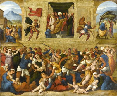 Massacre dos Inocentes de Lodovico Mazzolino