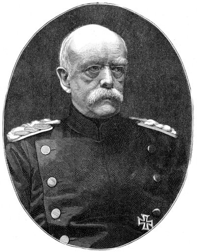 Otto von Bismark, estadista alemão do século XIX, 1900. de 