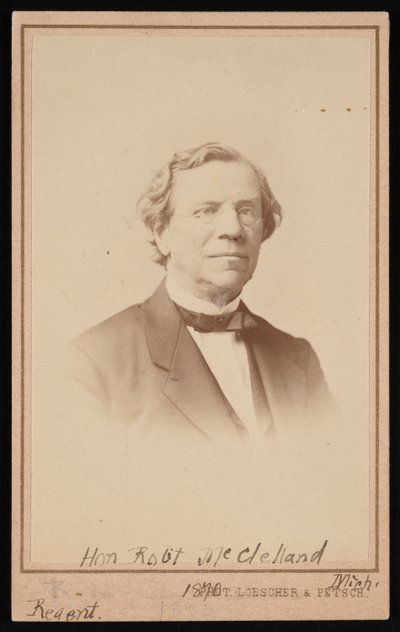 Retrato de Robert McClelland 1807-1880, 1870. de 