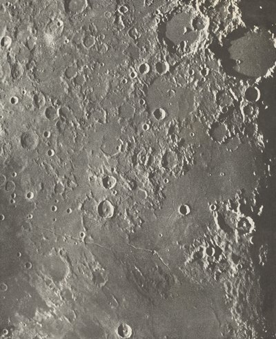Photographie Lunaire Albategnius - Triesnecker - Manilius de Loewy et Puiseux
