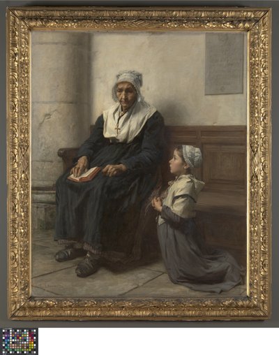 A avó de Leon Augustin Lhermitte