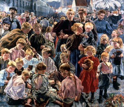 A Era do Trabalhador, 1896 de Léon Frédéric