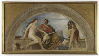 Esboço para o Salon des Lettres, Hôtel de Ville, Paris: L
