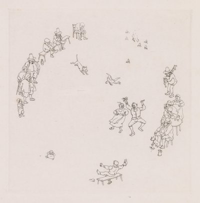Foliões (Ribauds et Ribaudes) de Léonce Justin Alexandre Petit
