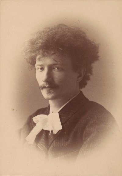 Retrato do compositor Ignacy Jan Paderewski 1860-1941, 1890. de London . Photo studio Elliott and