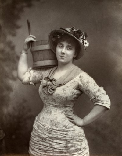 Leonora Braham, cantora e atriz de ópera britânica, 1882. de London Stereoscopic and Photographic Co
