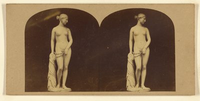 O Escravo Grego. Por Hiram Powers. de London Stereoscopic and Photographic Company