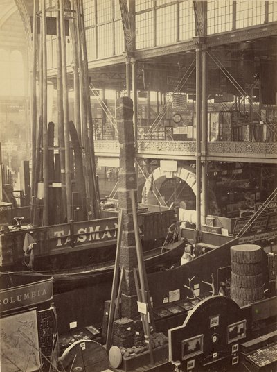 Vista da arte na exposição de 1862 de London Stereoscopic and Photographic Company