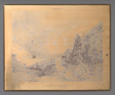 Paisagem na Suíça de Léopold Desbrosses