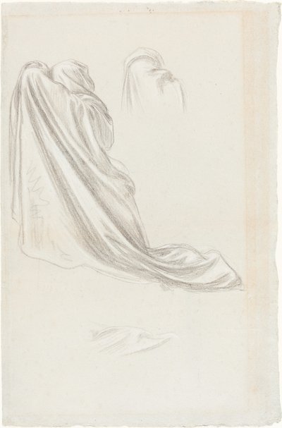 Estudo para "As virgens sábias e tolas" de Lord Leighton Frederic