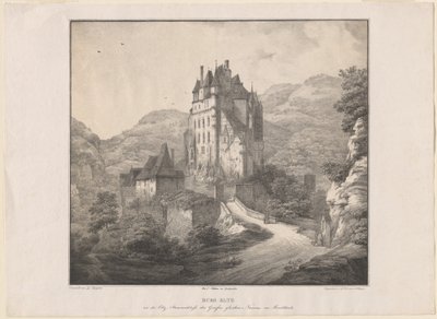 Castelo Eltz de Lorenz Ekemann Allesson, after Domenico Quaglio