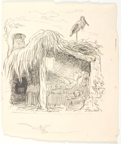 Anna Dorthea em seu leito de morte de Lorenz Frølich