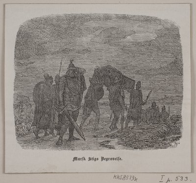 O funeral de Marsk Stig de Lorenz Frølich