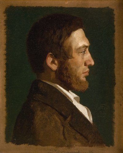 Retrato do Pintor P.C. Guarda Florestal de Lorenz Frølich