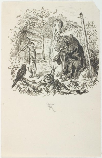 Variante da vinheta de abertura para Hurtiglöperne de Lorenz Frølich