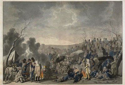 Retiro do Grande Armée de Moscou em 1812, 1813 de Lorenz Rugendas