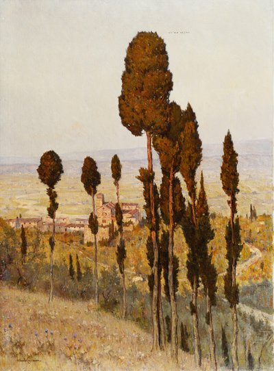 San Francesco, Assis (óleo sobre tela) de Lorenzo Cecconi