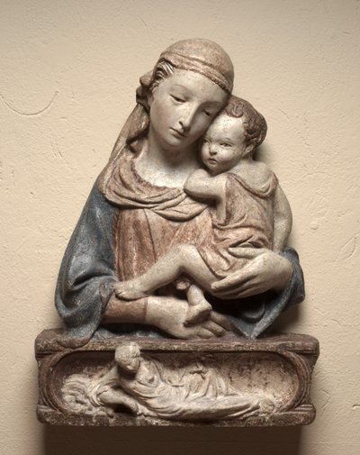 Madonna e criança, c. 1450 de Lorenzo Ghiberti