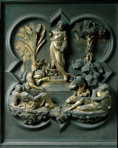 A Ressurreição de Cristo, décimo nono painel das Portas Norte do Baptistério de San Giovanni de Lorenzo Ghiberti