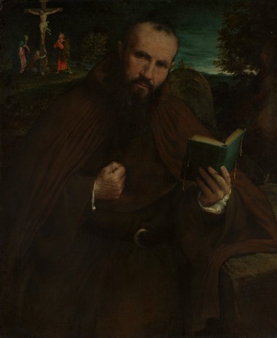 Irmão Gregorio Belo, de Vicenza, 1547. de Lorenzo Lotto