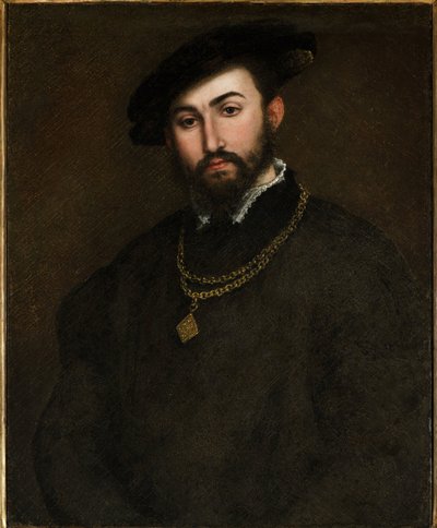 Retrato de Girolamo degli Azzoni Avogaro (1467-1519) par Lotto, Lorenzo (1480-1556). Óleo sobre tela, tamanho : 67x52, Primeira metade do 16º cen., Fondazione Cini, Veneza de Lorenzo Lotto