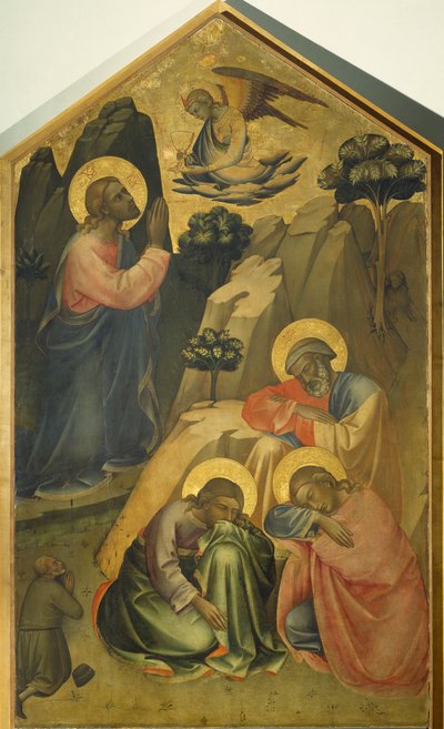 Agonia no jardim, por Lorenzo Monaco (ca 1370- 1425) de Lorenzo Monaco