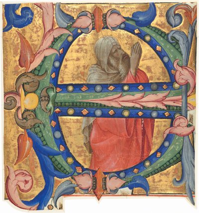 Profeta em oração de Lorenzo Monaco