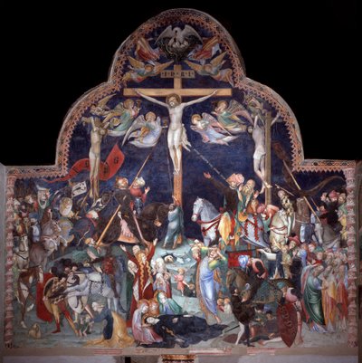 Crucificação (Fresco de Lorenzo Salimbeni