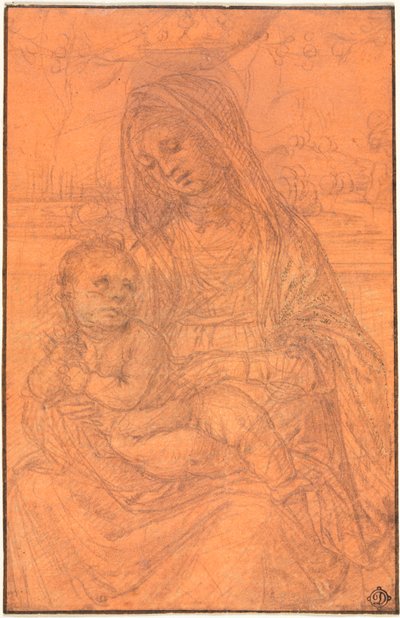 A Virgem e o Menino, c. 1510 de Lorenzo di Credi
