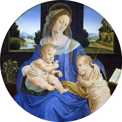 Virgem e Menino com o Menino São João Batista de Lorenzo di Credi