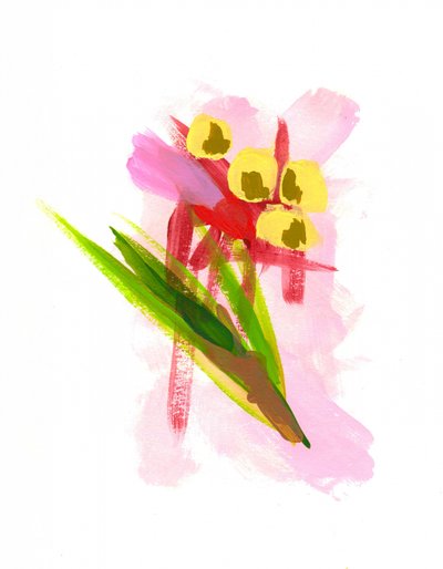 Flores abstratas coloridas de Lori Ann Folz