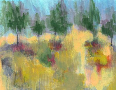 Paisagem abstrata colorida de Lori Ann Folz