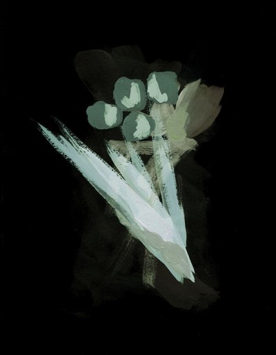 Flora abstrata em tons suaves de Lori Ann Folz