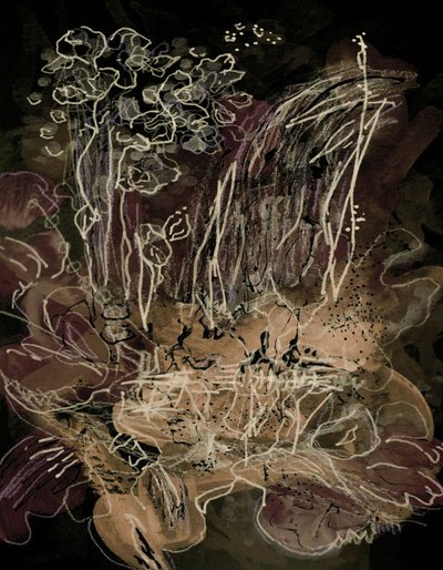 Orchid Bloom Midnight Mocha de Lori Ann Folz