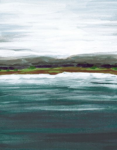 Horizonte do Lago Serene de Lori Ann Folz
