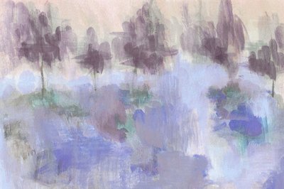 Tree Park 2 Azul Periwinkle de Lori Ann Folz