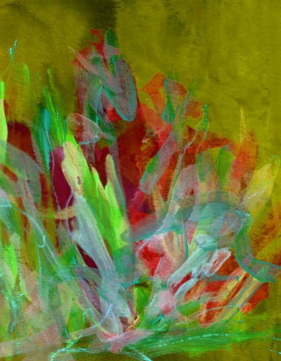 Crescimento abstrato vibrante de Lori Ann Folz