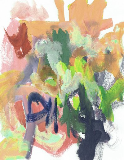 Pinceladas abstratas vibrantes de Lori Ann Folz