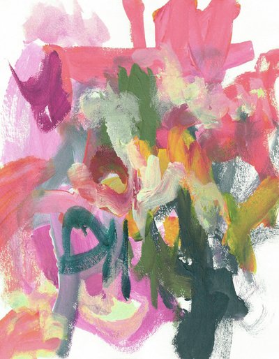 Pinceladas abstratas vibrantes de Lori Ann Folz